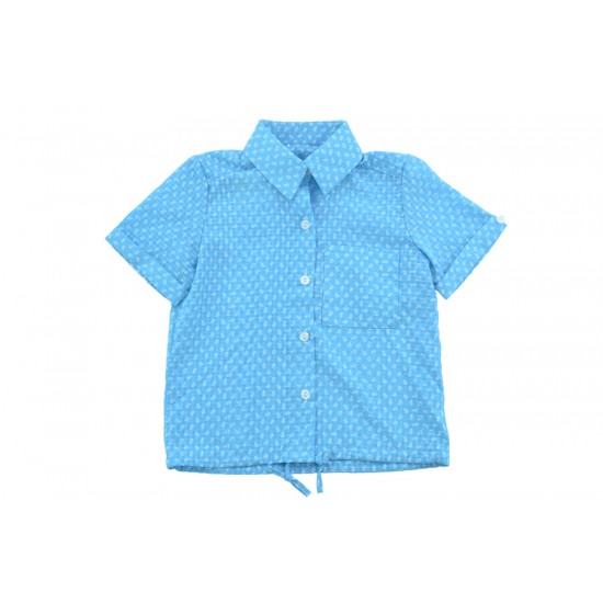 Блуза с коротким рукавом для девочки - XM-31017 - 30397