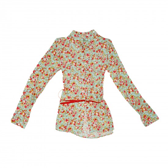 Блуза з довгим рукавом для дівчинки - Оксана - 30416
