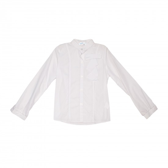Блуза с длинным рукавом для девочки - Лора - 30598