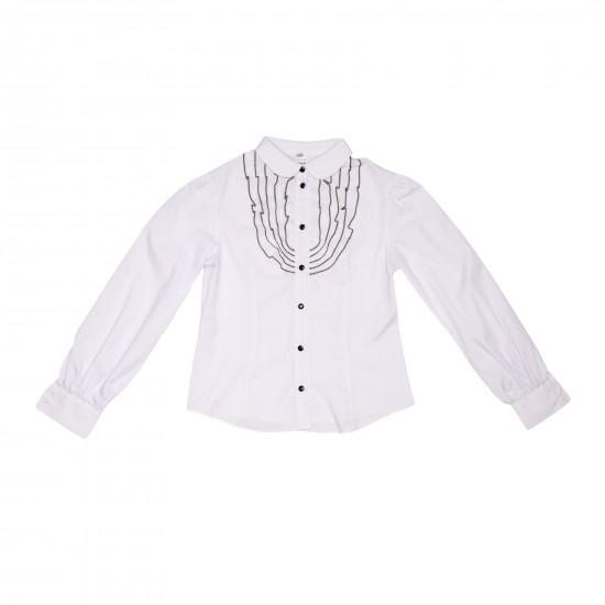 Блуза с длинным рукавом для девочки - 444/14 - 30683
