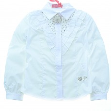 Блуза з довгим рукавом для дівчинки - 781877