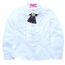 Блуза з довгим рукавом для дівчинки - 781712