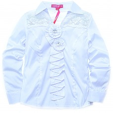 Блуза з довгим рукавом для дівчинки - 780876