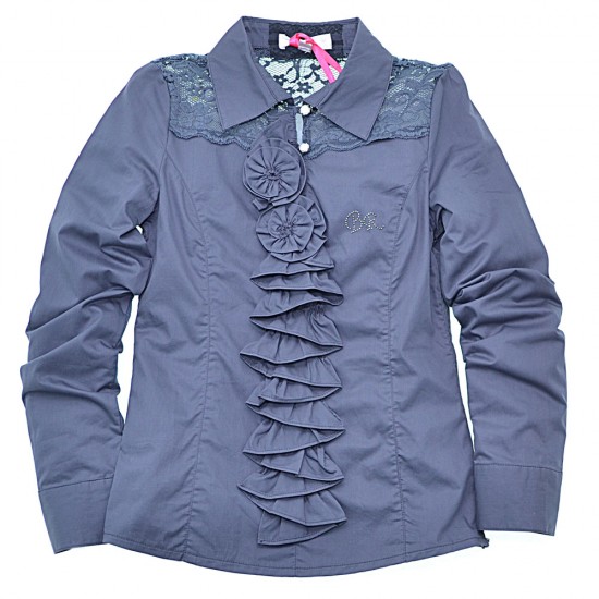 Блуза с длинным рукавом для девочки - 560612 - 31002