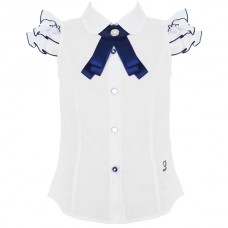 Блуза з коротким рукавом для дівчинки - CXFG8677SH