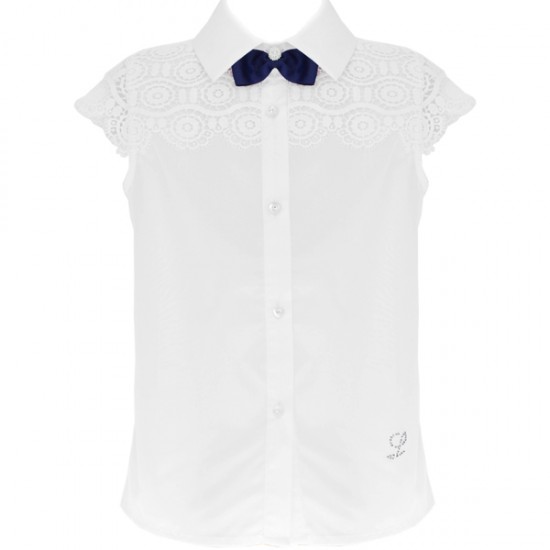 Блуза с коротким рукавом для девочки - CXFG8656SH - 31568