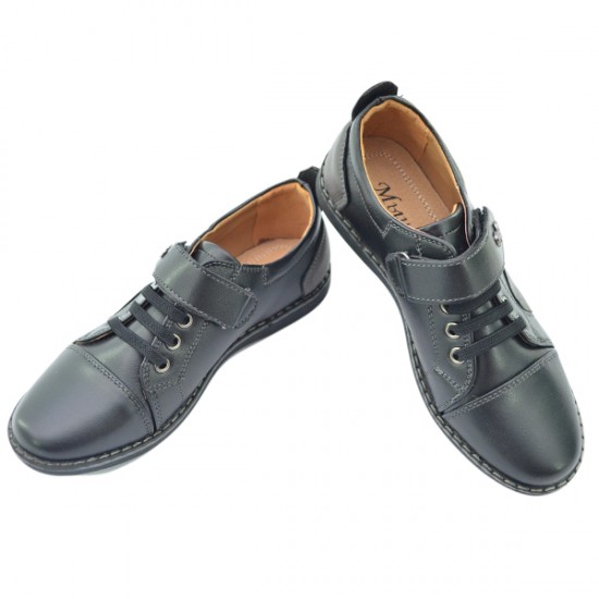 Туфлі шкільні для хлопчика - YJ202-3 - 32093