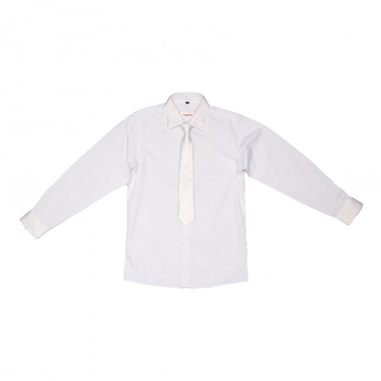 Рубашка школьная для мальчика - ZT38L011A - 32601