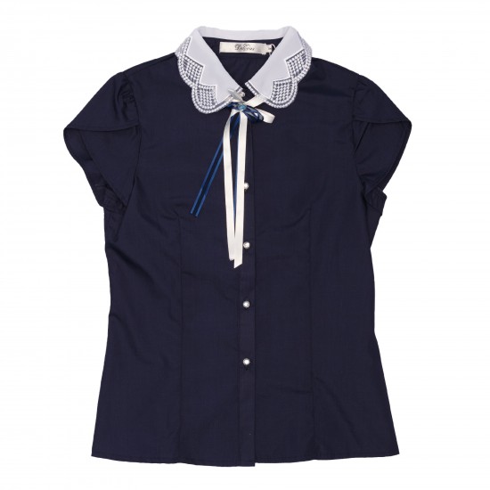 Блуза с коротким рукавом для девочки - C61645S - 32749