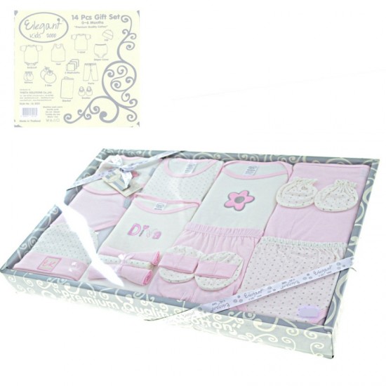 Комплект для новонародженого для дівчинки - EL3013 - 34655