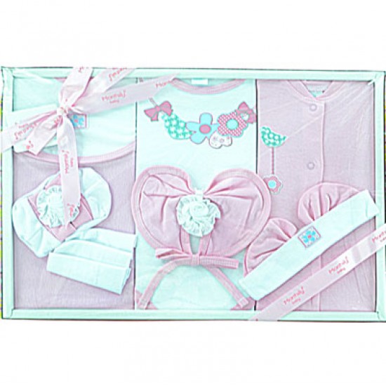 Комплект для новонародженого для дівчинки - 192FR011-09 - 34702