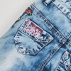 Полукомбинезон джинс для девочки - F1464 - 34729