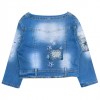 Куртка джинс для девочки - I33214-8 - 34785