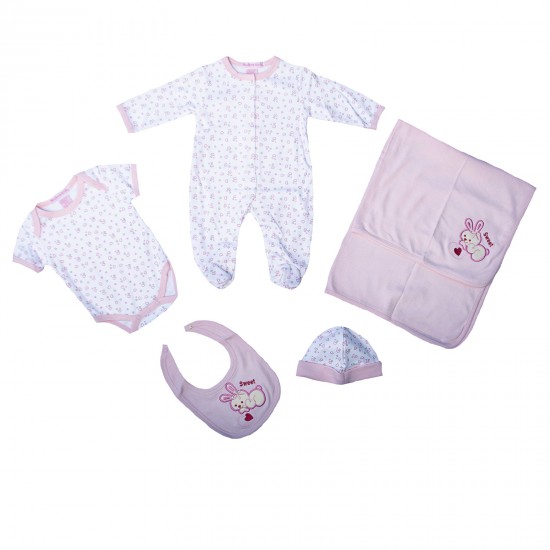 Комплект для новонародженого для дівчинки - Lav050338/3 - 35312
