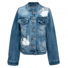 Куртка джинс для дівчинки - 83952