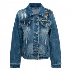 Куртка джинс для дівчинки - 86908