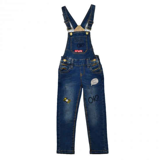 Комбінезон джинс для дівчинки - M08S - 35950