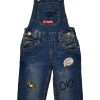 Комбинезон джинс для девочки - M08S - 35950
