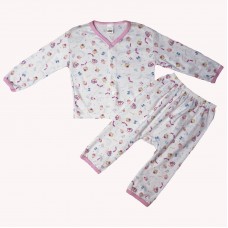Пижама с длинным рукавом для девочки - 501NBH01/1