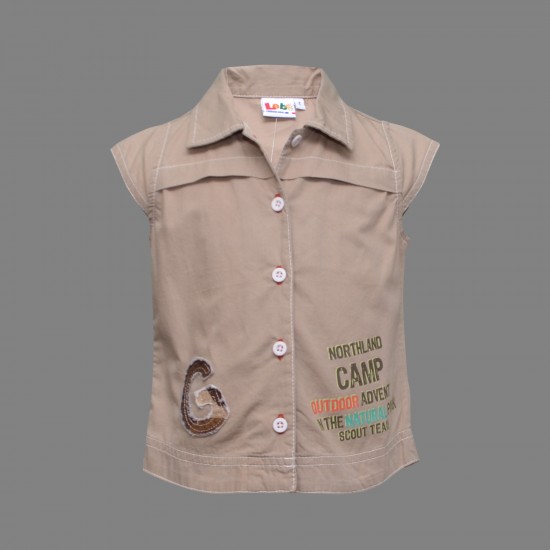 Рубашка с коротким рукавом для девочки - 046CA260 - 36809
