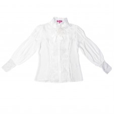 Блуза з довгим рукавом для дівчинки - 783129