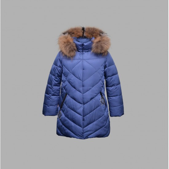 Пальто зимнее для девочки - B-531 - 38077