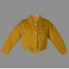 Куртка джинс вкорочена для дівчинки - 783627 - 38338