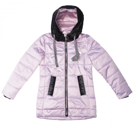 Пальто демісезонне для дівчинки - W-2011 - 38524