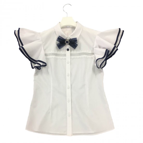 Блуза с коротким рукавом для девочки - B75168 - 39430