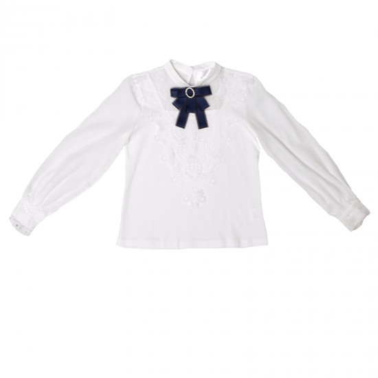 Блуза с длинным рукавом для девочки - B75329 - 39433