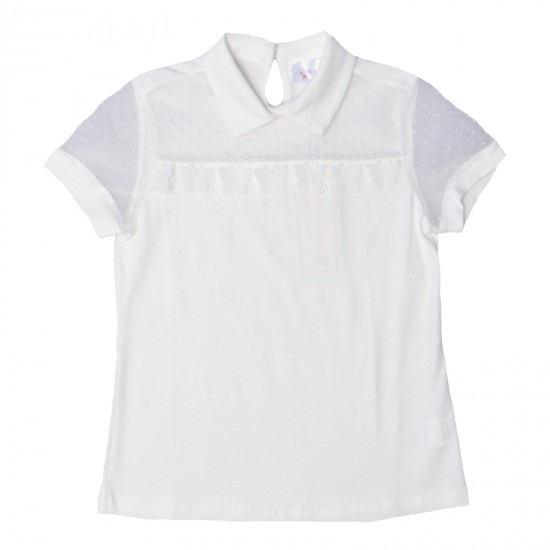 Блуза з коротким рукавом для дівчинки - B75042 - 39434