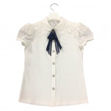Блуза з коротким рукавом для дівчинки - B75106