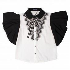 Блуза с коротким рукавом для девочки - V231